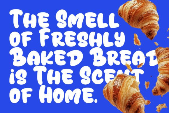 Oatmeal Bread Font PNG with transparent background - Preview 4