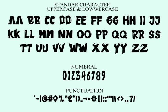 Quick Monster Font font preview - 6