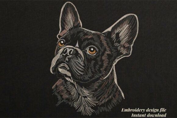 Realistic French Bulldog