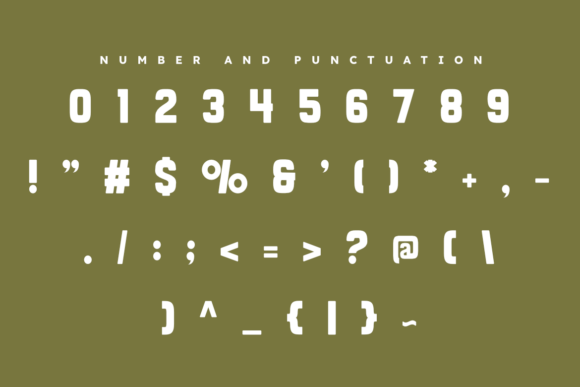 Retro Viber Font PNG with transparent background - Preview 2