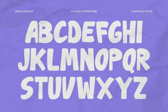 Rugeri Font font preview - 5