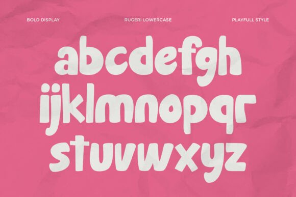 Rugeri Font font preview - 6
