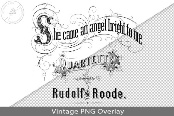 Vintage Song Book Cover PNG Overlay