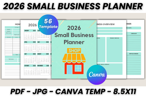 2026 Small Business Planner Canva