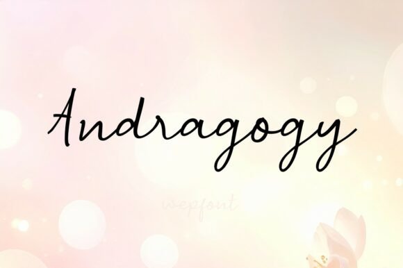 Andragogy Script & Handwritten Font By wep - Wahyu Eka Prasetya