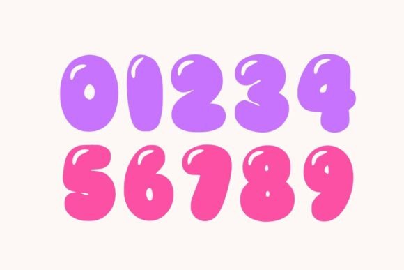 Balloon Bubble Font - Preview 3