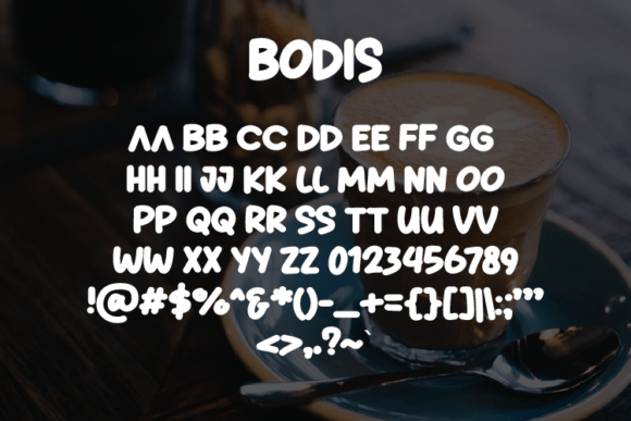 Bodis Font - Preview 1