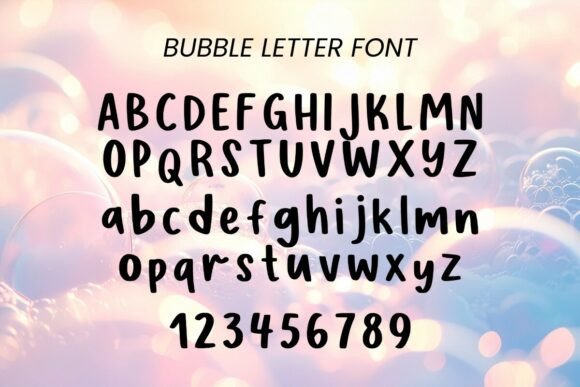Bubble Blush Font - Preview 1