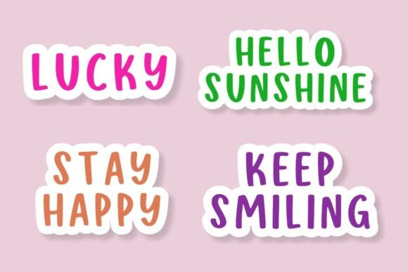 Bubble Blush Font - Preview 6