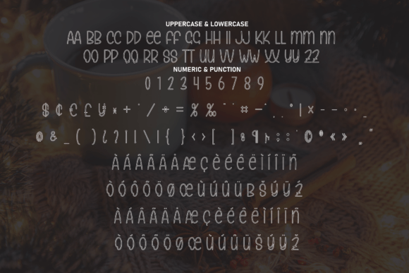 Christmas Lights Font - Preview 6