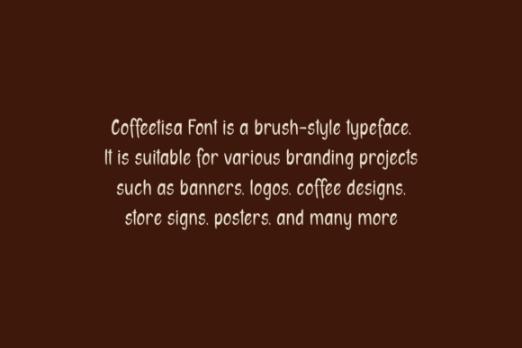 Coffeetisa Font - Preview 4