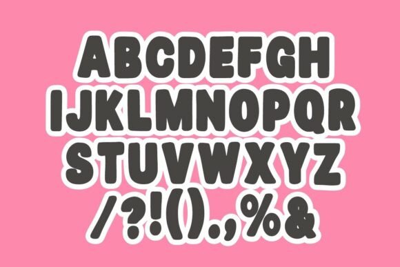 Color Bold Font - Preview 3