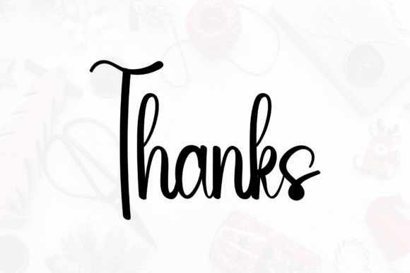 Cute January Font - Preview 4