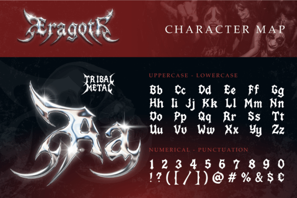 Eragoti Font PNG with transparent background - Preview 1