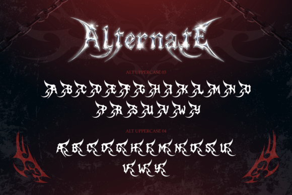Eragoti Font PNG with transparent background - Preview 5