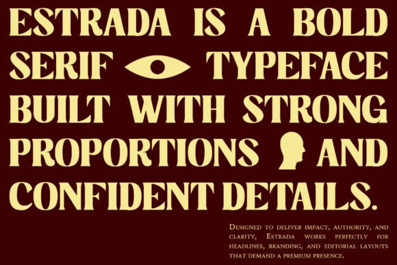 Estrada Font - Preview 1