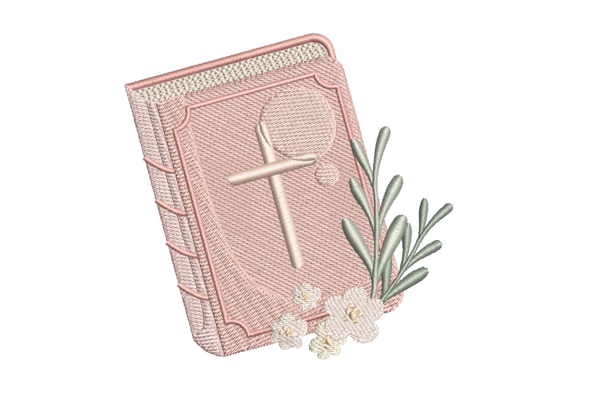 Floral Bible Embroidery