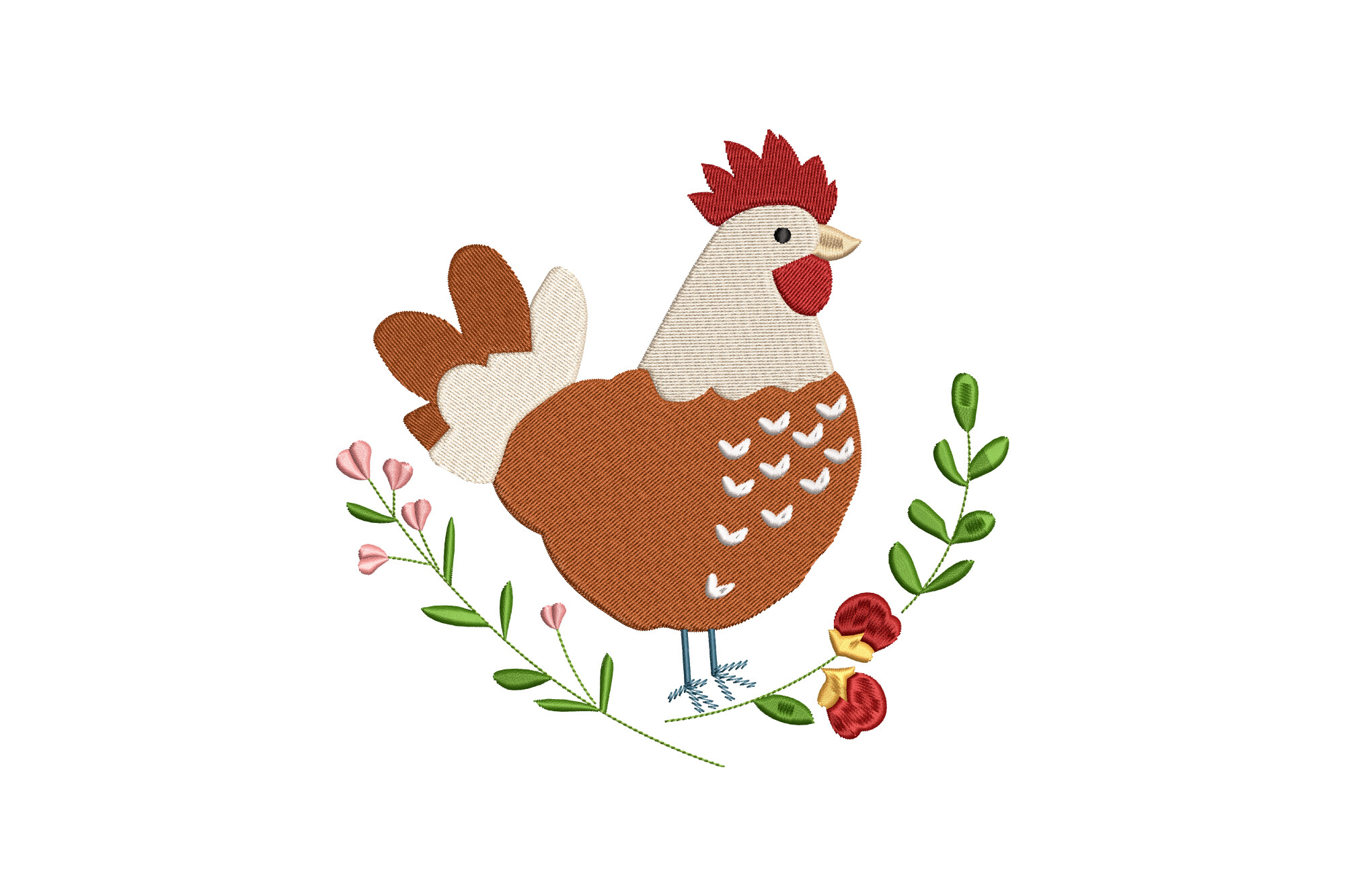 Floral Chicken
