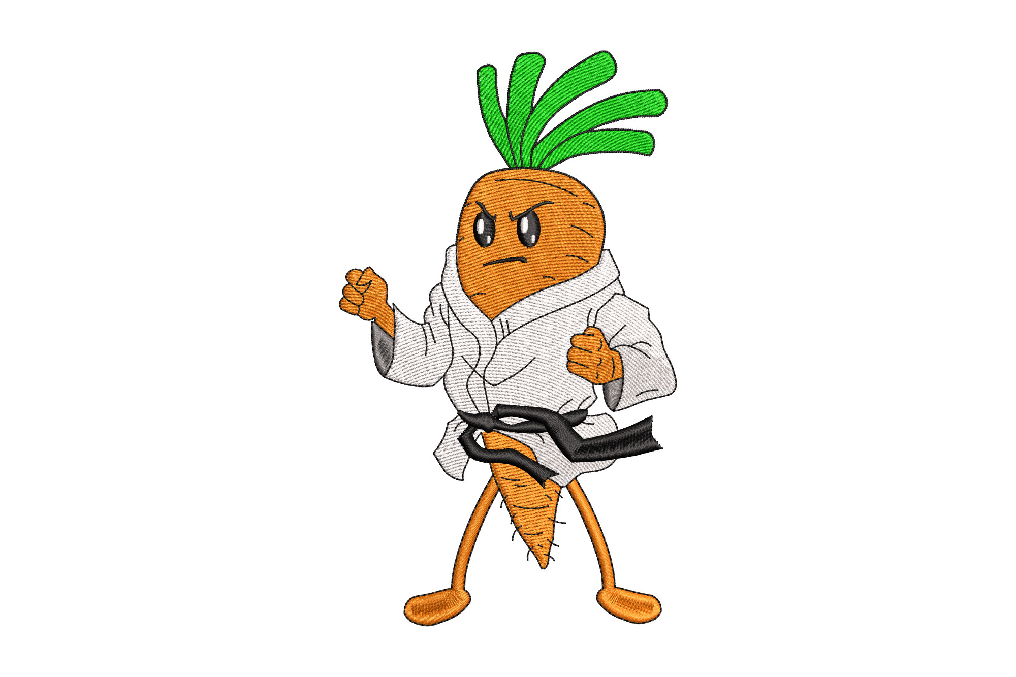 Funny Karate Carrot