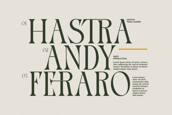 Gastone Font - Preview 1