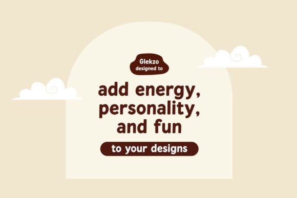 Glekzo Font - Preview 6