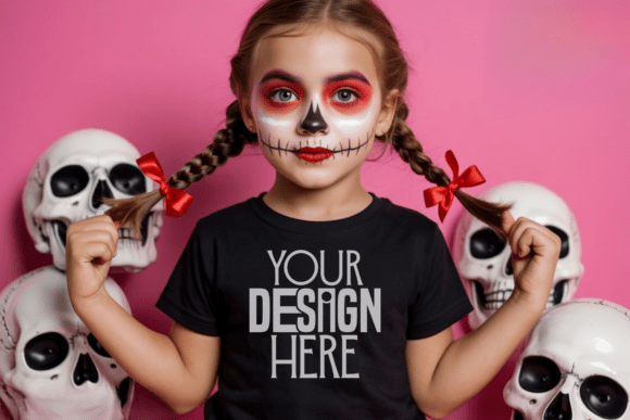 Halloween Kids Tshirt Mockup