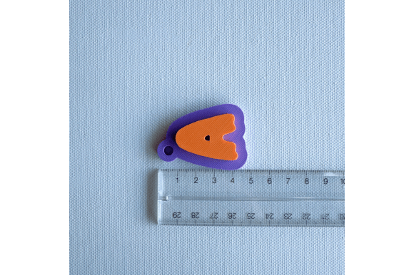 Halloween Ghost Letter Keychain STL File – A–Z 3D Printable Alphabet Tag - Image 5