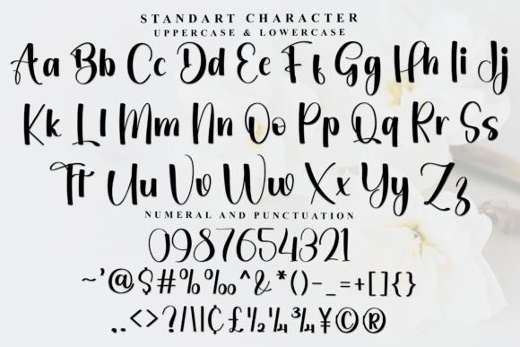 Happy Handmade Font PNG with transparent background - Preview 4