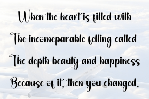 Happy Handmade Font PNG with transparent background - Preview 5