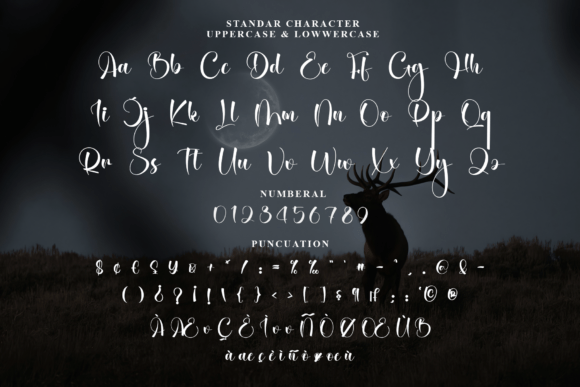 Huntingnight Font PNG with transparent background - Preview 6
