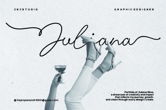 Jalry Script Font PNG with transparent background - Preview 1