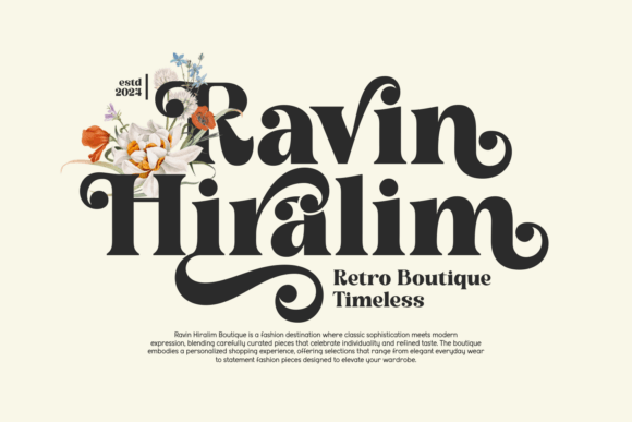 Mrovia Font PNG with transparent background - Preview 5