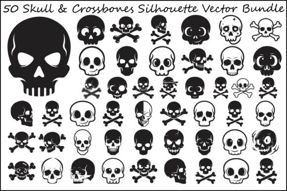 Skull & Crossbones Silhouette