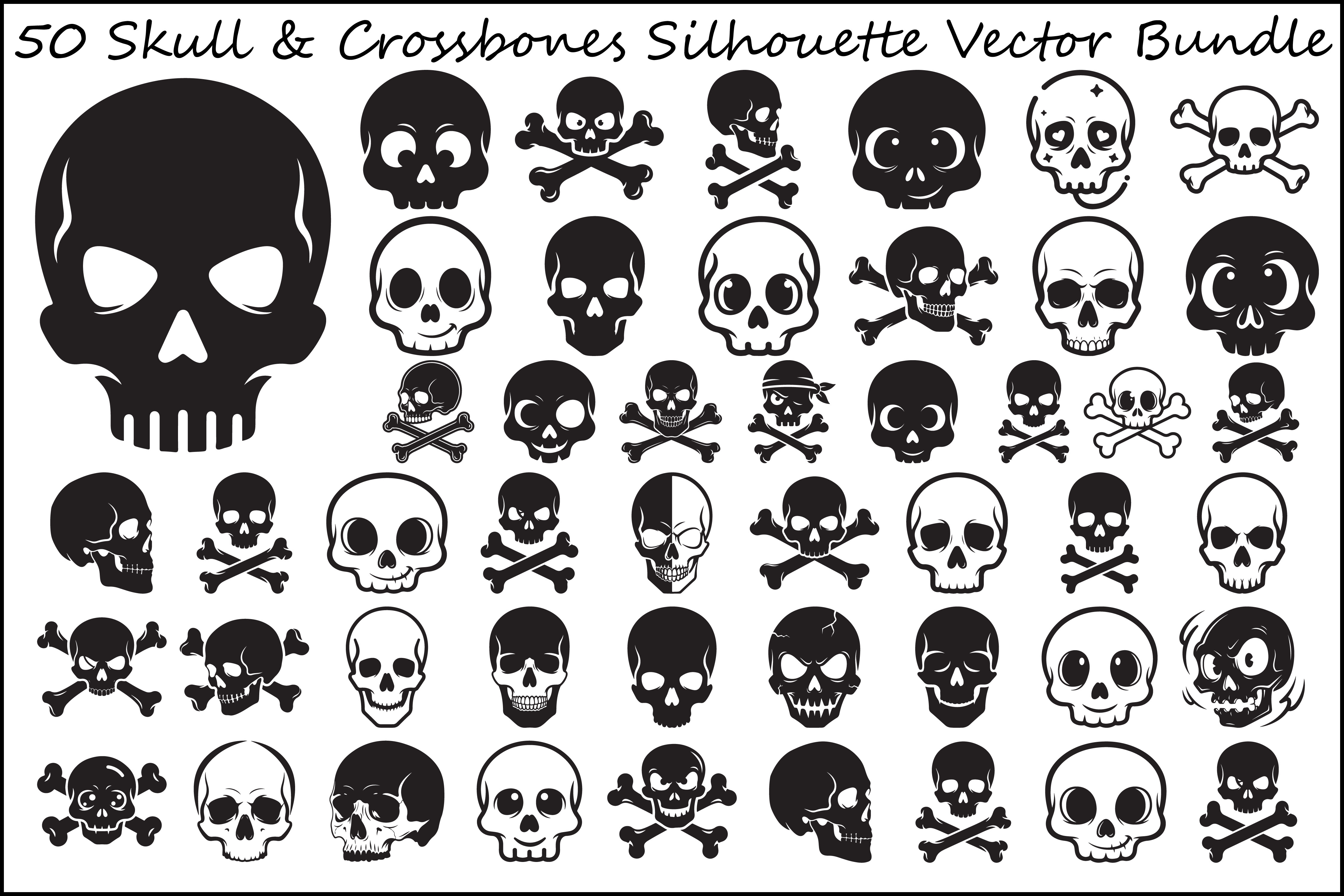 Skull & Crossbones Silhouette