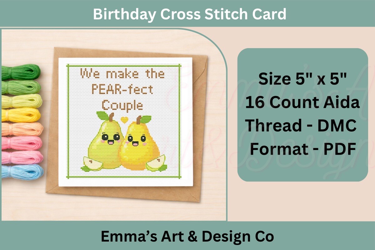We Make the Pear-fect Couple Card