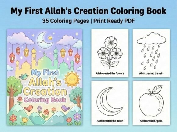 Allah’s Creation Coloring Book