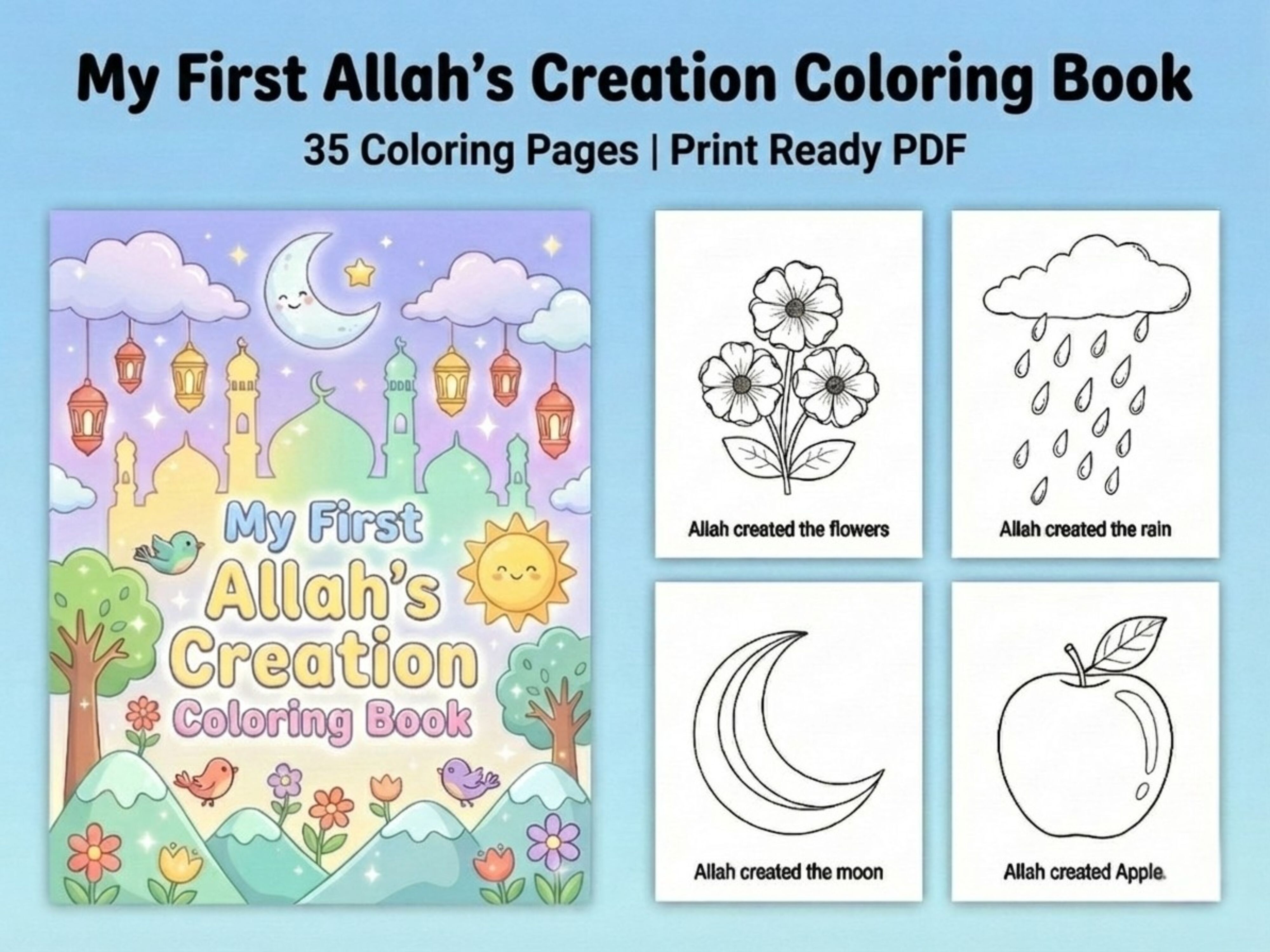 Allah’s Creation Coloring Book