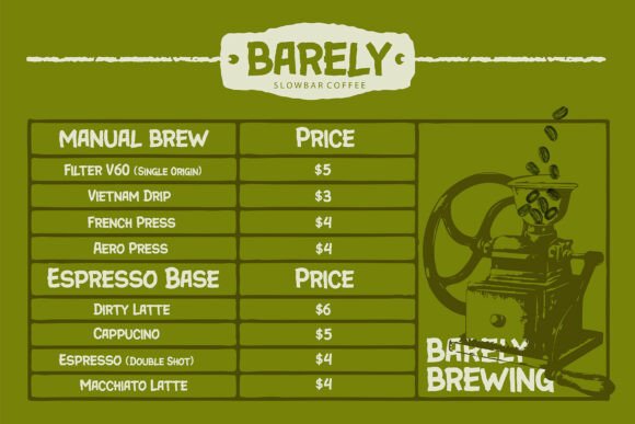 Borlasino Font - Preview 2