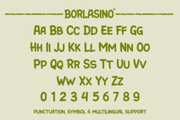 Borlasino Font - Preview 3