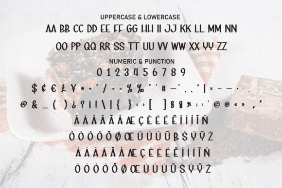 Brownies Chocolate Font - Preview 6
