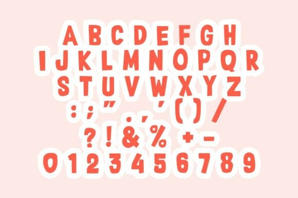 Chunky Mocha Font - Preview 5
