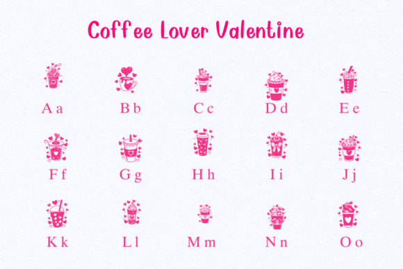 Coffee Lover Valentine Font - Preview 1