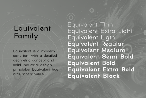 Equivalent Font - Preview 1