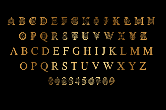Firework Font - Preview 1