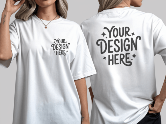 Gildan 5000 T-Shirt Mockup Graphic by POD Mockup SHop · Creative Fabrica