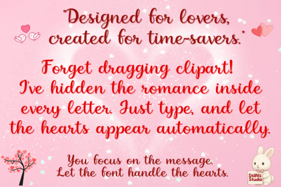 Heart Beat Duo Font - Preview 6