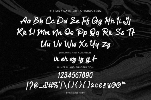 Kittary Satnight Font - Preview 6