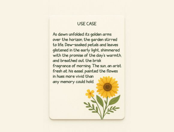 Morning Bloom Font PNG with transparent background - Preview 3