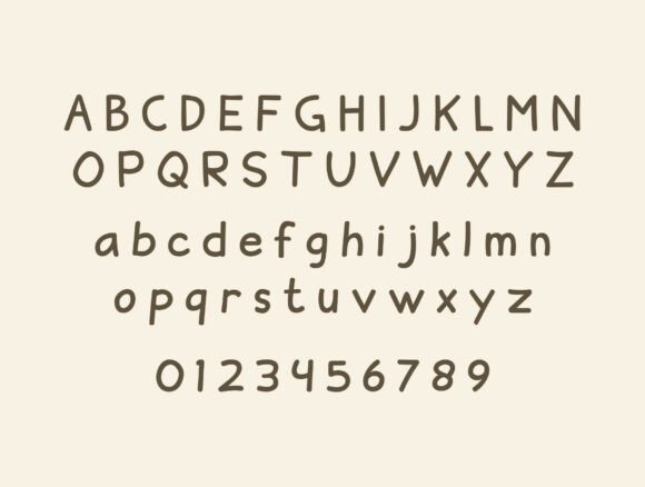 Morning Bloom Font PNG with transparent background - Preview 4