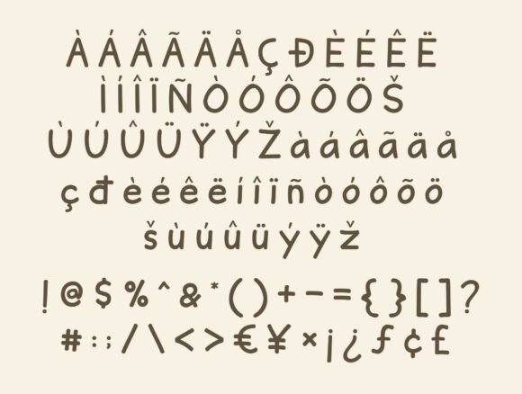 Morning Bloom Font PNG with transparent background - Preview 5